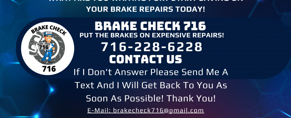 Brake Check 716 cover