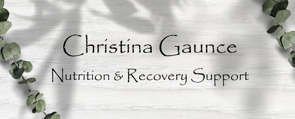 Christina Gaunce - Nutrition & Recovery Support cover