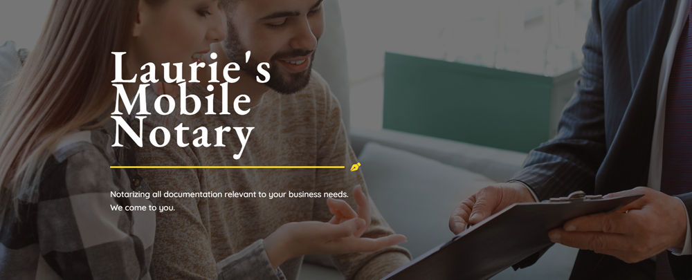 Laurie's Mobile Notary cover