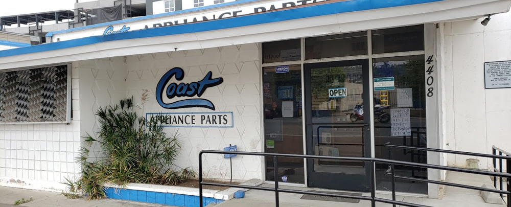 Coast Appliance Parts - San Diego cover