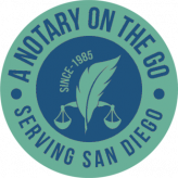 A Notary On The Go logo