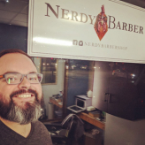Nerdy Barber logo