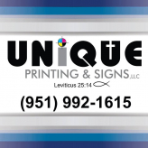 Unique Printing and Signs LLC logo